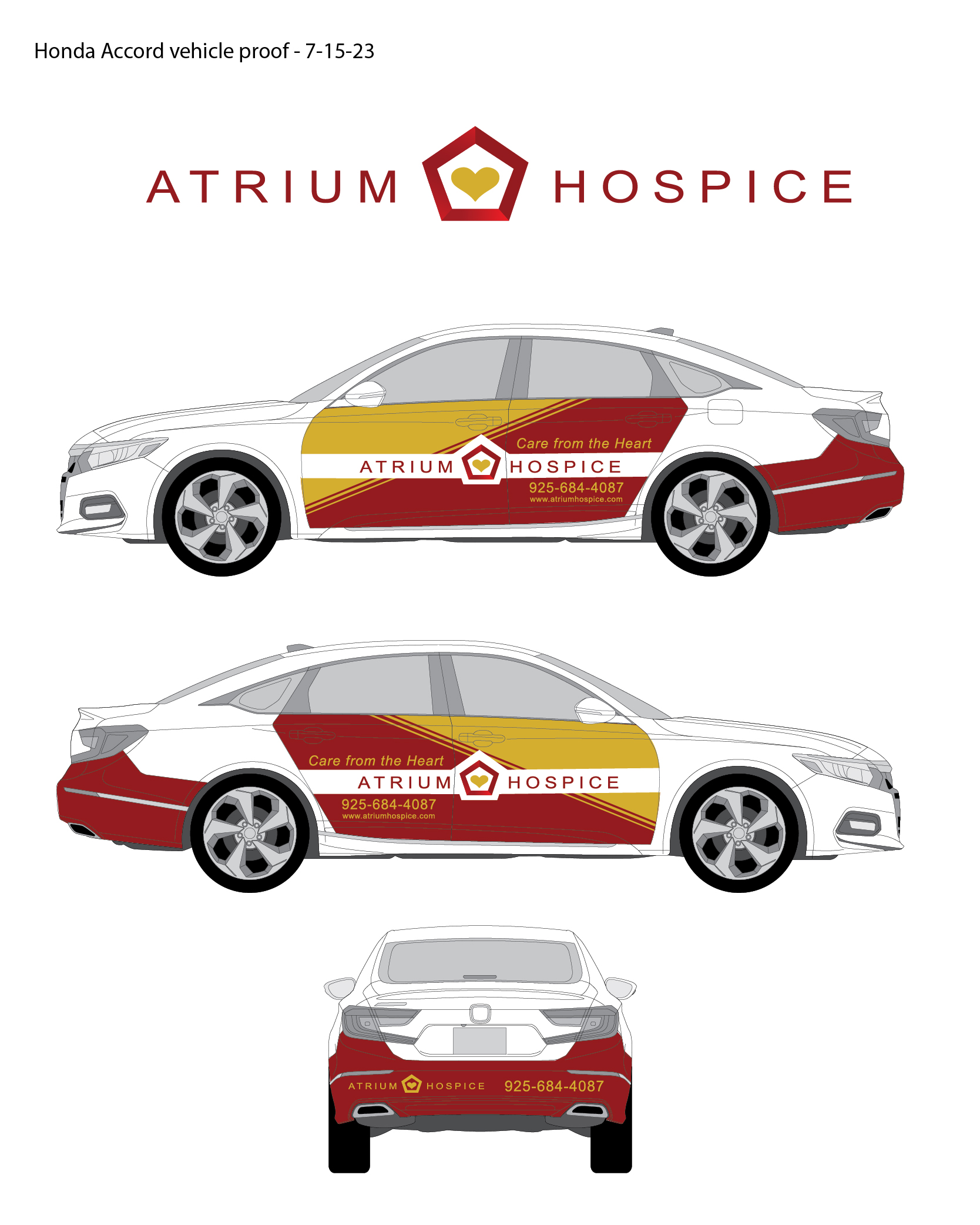 vehicle partial wrap design