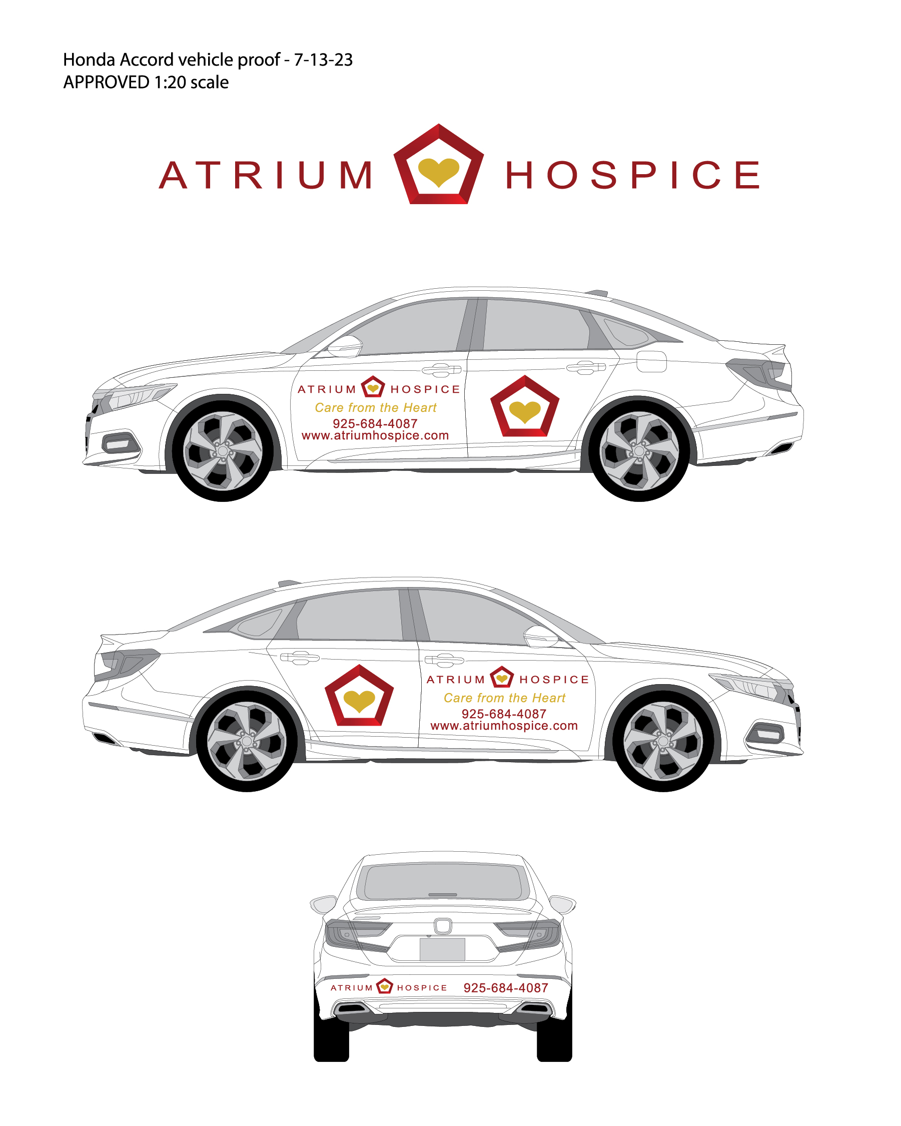 vehicle partial wrap design