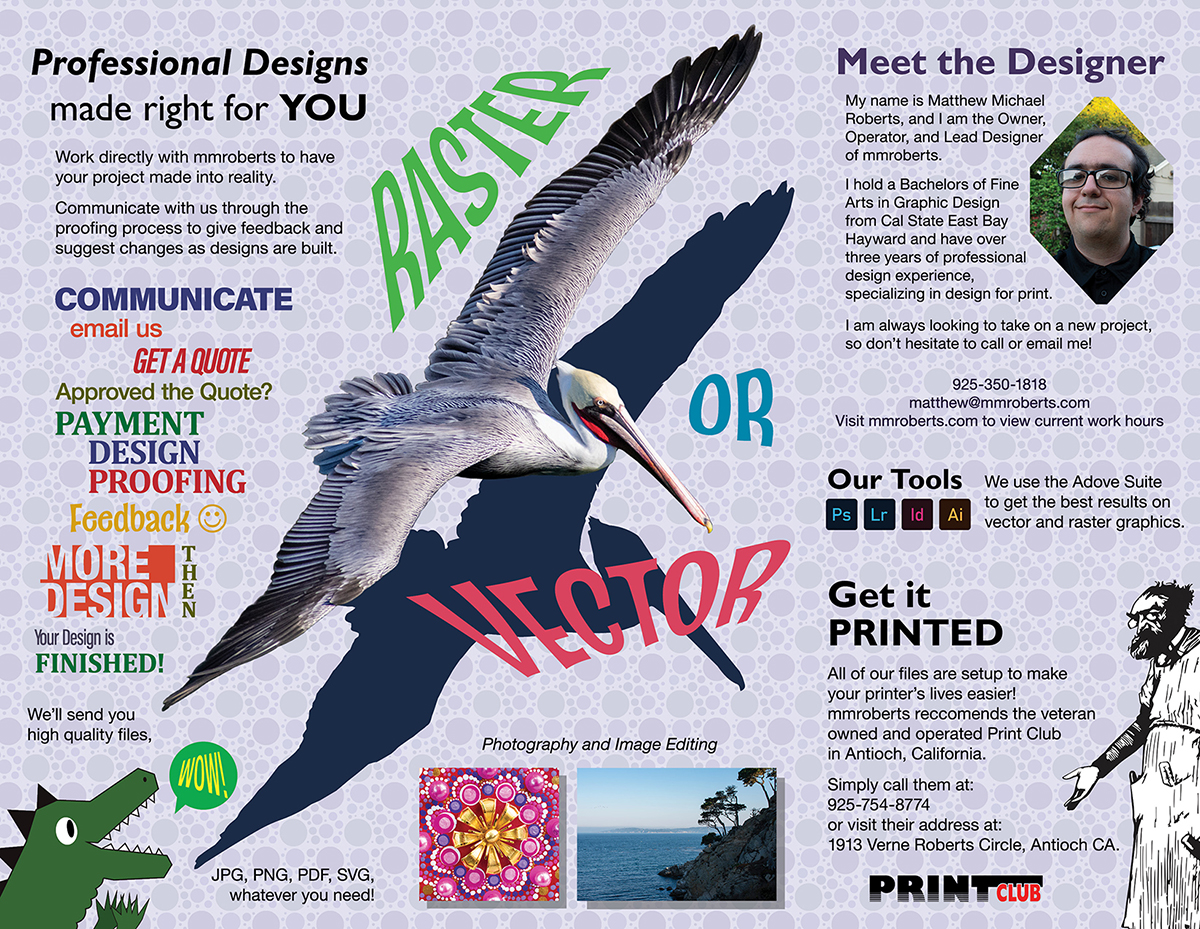 The mmroberts trifold back