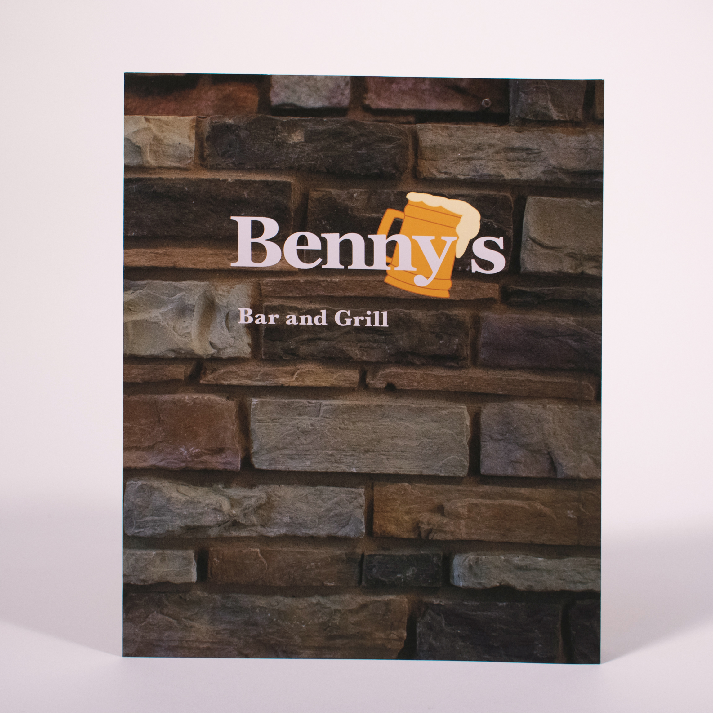 the cover of the Benny's Menu