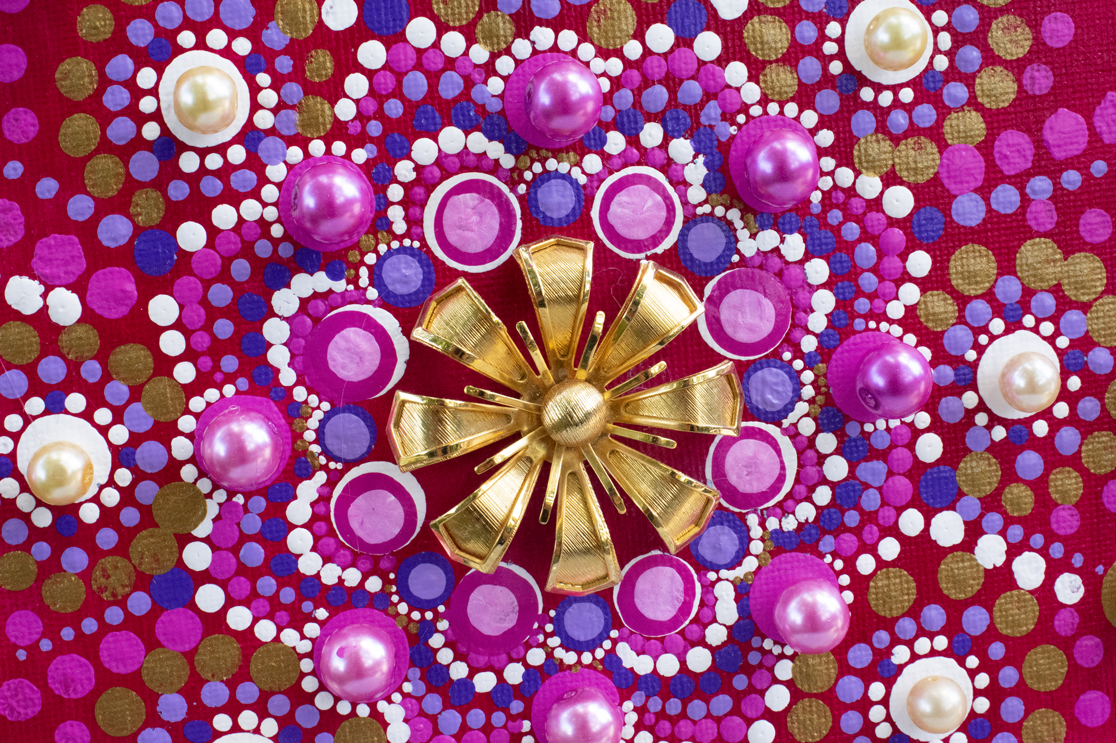 A photography of dot art