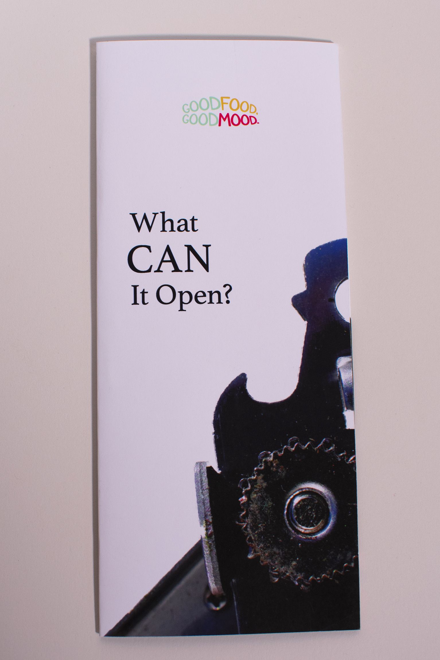 the front of the Can Opener Brochure