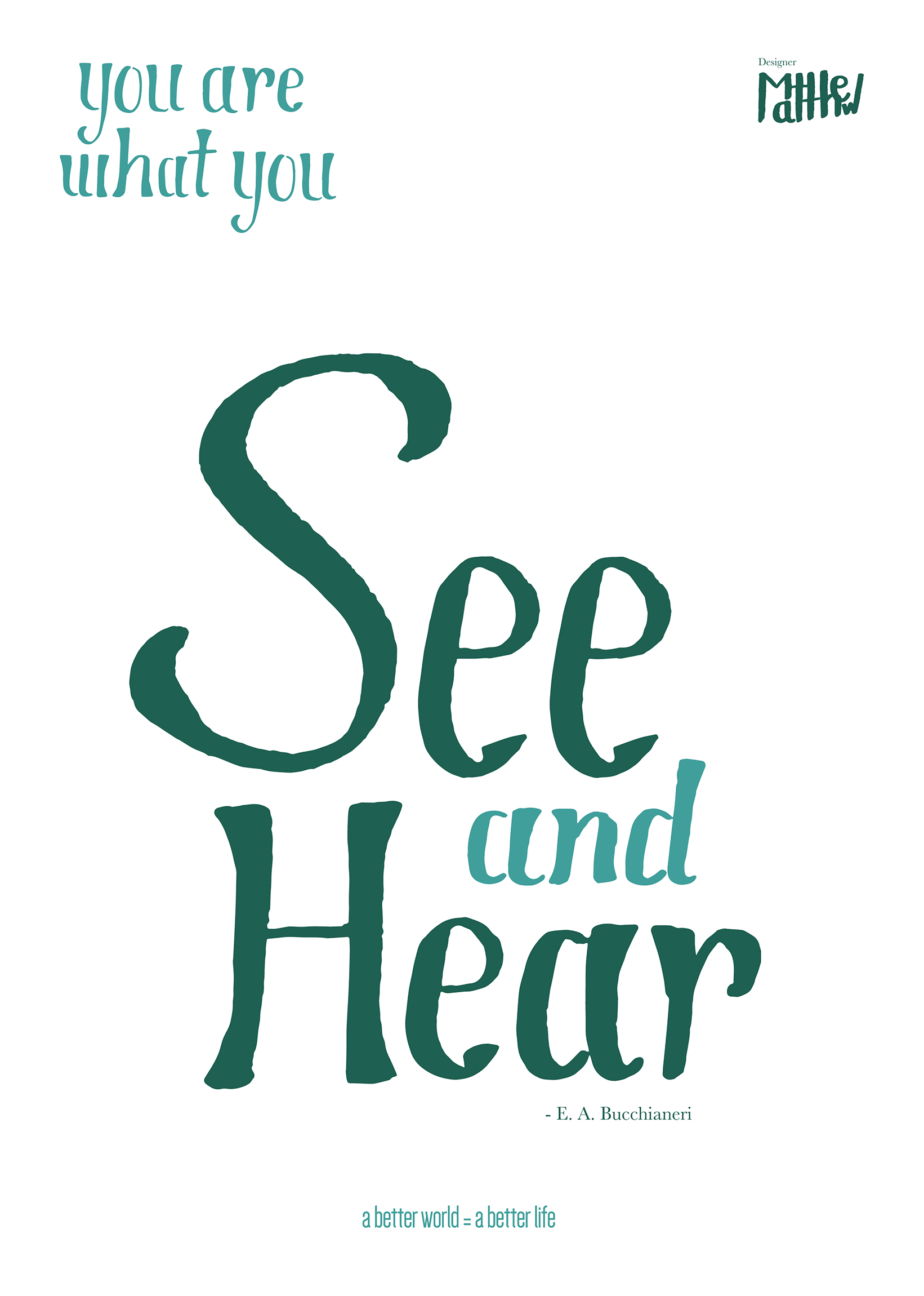 my Quote Poster project